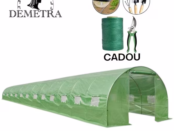 Теплица для сада Demetra 12 м-4 м-2.5 м, 240 г/м2, 32 мм 5C