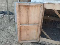 Taxta quşxana/yuvalıq kabineti - Material: qalın taxta karkas, ön — عکس 4