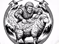 گوسفند (گروه، جنسیت مشخص نشده), گوسفند — عکس 1