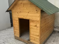 Taxta it evi - Material: təbii ağac panellər, möhkəm karkas - Ölçü — fotografija 1