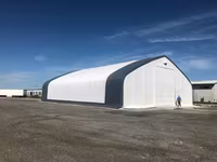 Промышленный шатер 18,3 x 36,6 x 3,6 (7,6) m / Промышленный зал — عکس 5