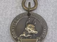 İt medalyonları (identifikasiya nişanı) satılır. Material: metal — عکس 3