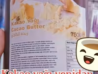 Dr. Gusto Kakao Yağı – 750 q - Tərkib: Saf kakao yağı (Cacao Butter) — fotografija 3
