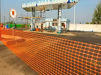 Аварийная пластиковая сетка.Plasă pentru protecție şantier.Plasa pentru umbrire. — zdjęcie 3