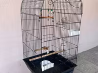 Böyük ölçülü quş qəfəsi - Material: dayanıqlı metal tor və plastik — عکس 5