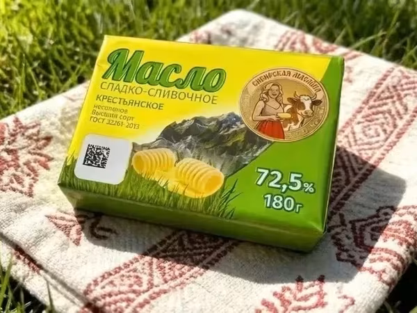 Масло сливочное крестьянское 72,... гр