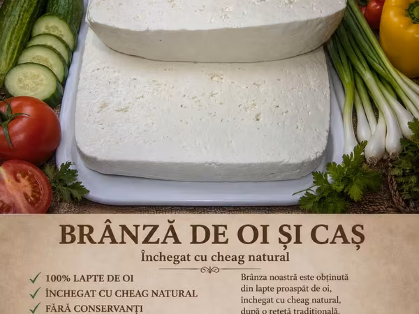 Каш и брынза овечья