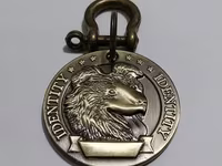 İt medalyonları (identifikasiya nişanı) satılır. Material: metal — عکس 2