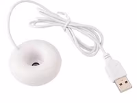 Увлажнитель воздуха от USB - Пончик, белый Использовать аксессуар — تصویر 3