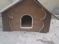 Taxta it evi / heyvan evi - Material: qalın taxta karkas, dekorativ — عکس 2
