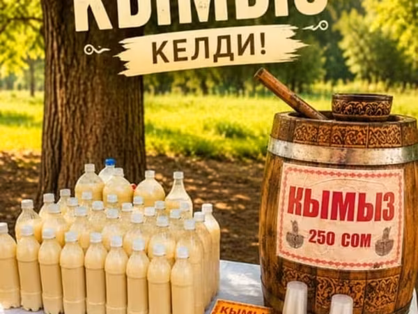 Кара-Кулжанын кымызы. Оптом жана розница. кимге керек болсо