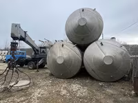 Cisterne Inox Verticale cu picioare V 50m3, Stare foarte buna — foto 1