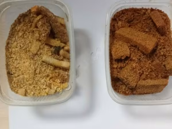 хлебная крошка,макароны некондиция