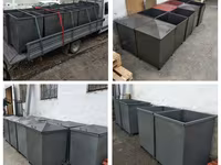 Urne și tomberoane din metal pentru deșeuri/металлические урны и контейнеры для мусора. — عکس 1