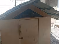 Taxta toyuq kümesi / quşxana - Material: bərk karkas, kontrplaxtan — عکس 3