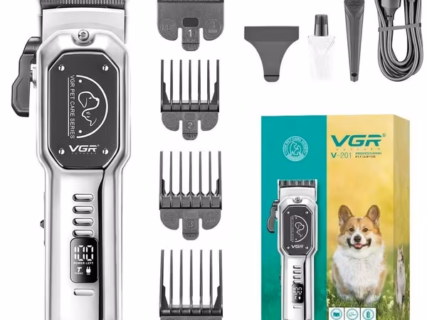 VGR 201 - İt pişik qırxan 1500mAh 2 speed 6500-7000RPM Cord/Cordless"