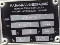 Шкуросъемная машина maja  esb 4434/1 — zdjęcie 2