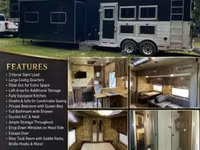 2017 Trails West Sierra Prestige 831 Gooseneck Horse Trailer — foto 1