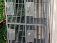 Metaldan 9 bölməli şkaf tipli qəfəs - Təyinat: pet-shop, baytarlıq — foto 3