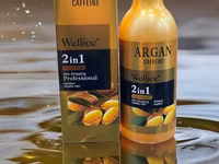 Wellice 2-in-1 Şampun seriyası Variantlar: - Argan + Kofein — foto 2