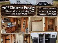 2006 Cimarron Trailers Prestige Gooseneck Horse Trailer — photo 1