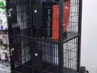 Metaldan 9 bölməli şkaf tipli qəfəs - Təyinat: pet-shop, baytarlıq — foto 2