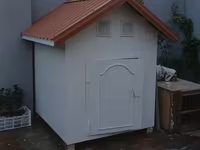 Bağ üçün quş evi / göyərçin yuvası - Material: taxta karkas, xaricdən — عکس 1