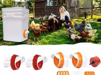 Кормушка для кур без отходов: эта кормушка для кур сохраняет корм — ছবি 2