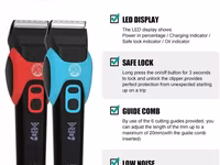 VGR 208 - İt pişik qırxan 2000mAh 2 speed 6500-7000RPM Cord/Cordless" — фото 5