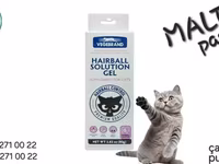 Vegebrand Hairball Solution Gel – pişiklər üçün malt pasta Məhsul — عکس 1