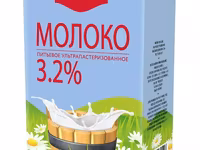Молоко "молочное вдохновение" 3,2% к. 1л — photo 1