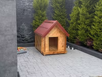 Taxta it evi - Material: keyfiyyətli təbii ağac (taxta panellər) — foto 2
