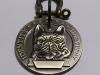İt medalyonları (identifikasiya nişanı) satılır. Material: metal — عکس 4
