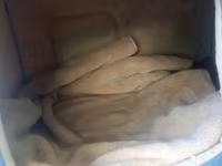 Yumşaq, çox geniş, üstündə örtük də verilir. Parçadandır. Ev üçün — foto 4