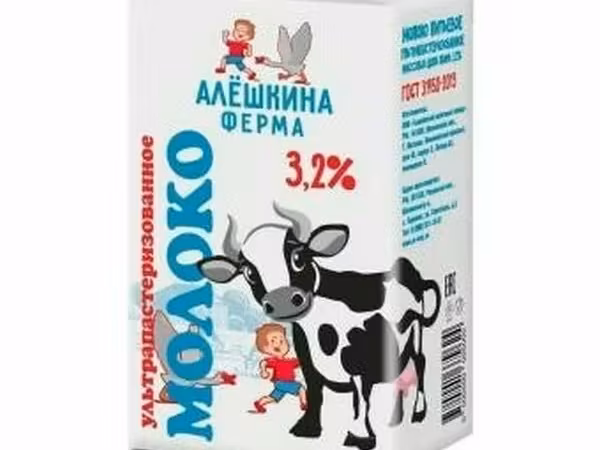 Молоко алёшкина ферма