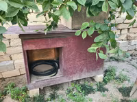 Taxta it evi / dam - Material: OSB tipli taxta panellər, möhkəm — 1 зураг