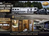 2004 Sundowner Trailers 8016 Sunlite 725 Grand Sierra Gooseneck Horse Trailer — photo 1