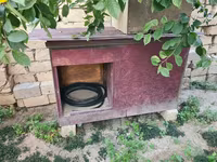 Taxta it evi / dam - Material: OSB tipli taxta panellər, möhkəm — 4 зураг