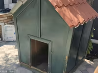Metaldan it evi – iri və orta ölçülü itlər üçün - Material: dayanıqlı — sawirka 2