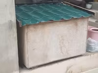 Böyük ölçülü it evi - Material: möhkəm kontrplak korpus, üst hissə — sawirka 4