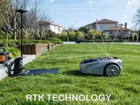 Беспроводной робот-газонокосилка iSward GS1000 — RTK навигация и AI Vision (1000 м²) — fotografija 5