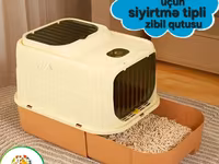Məhsul: İki funksiyalı BioTualet – pişiklər üçün qapalı qum qutusu — عکس 3