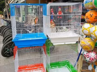 Quş qəfəsləri 9-azn müxtəlif rəngləri və modelləri var Kvadrat və Ev — foto 5