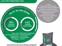 Бмвд для поросят до 12 кг AVA PRO Prestart 30% 25 кг — foto 2