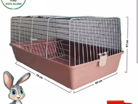 Dovşan qəfəsi – böyük ölçü - Ölçülər: 78 x 40 x 47 sm - Geniş, havadar — عکس 2