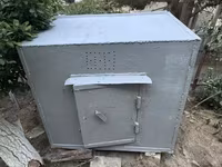 Metall qəfəs/kabin – heyvan saxlamaq və ya müvəqqəti mühafizə üçün - — foto 2