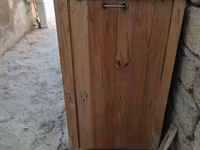 Taxta qəfəs/damlıq – quşlar və ya kiçik heyvanlar üçün - Material — foto 2